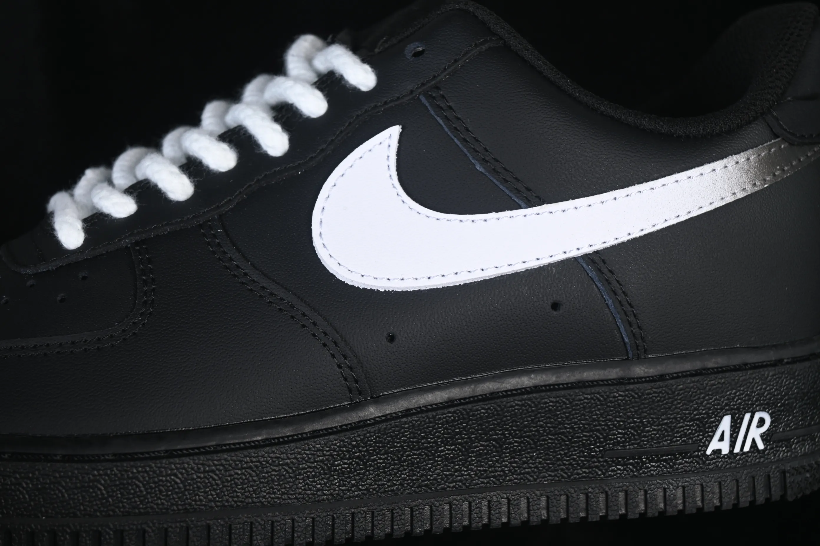 All categories Nk Air Force 1 Air Force series Nk Air Force 1 Low Air Force low-top Nike Air Force 1'07 Low Two-dimensional theme Black and white hook Air Force 1 low-top casual sneakers ZH0316-100